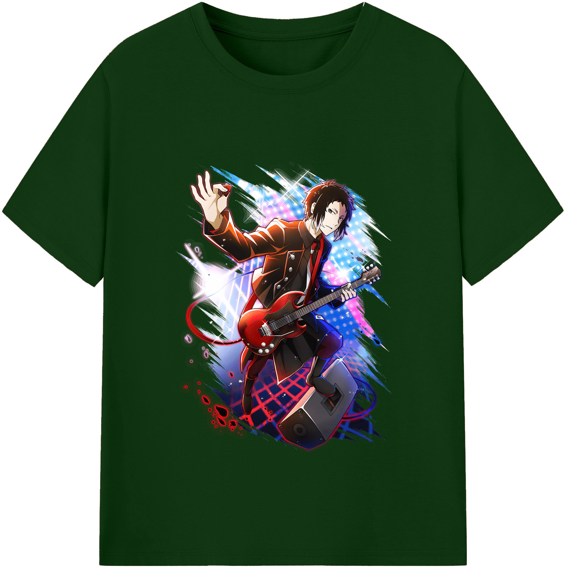 （画像用） 文豪ストレイドッグス Bungo Stray Dogs 綿100％半袖Tシャツ（フロントプリント）